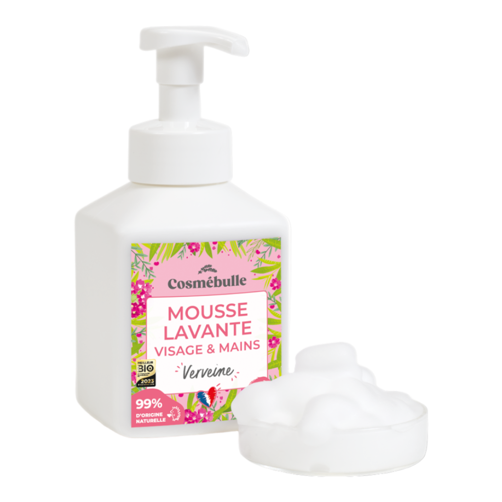 MOUSSE LAVANTE VERVEINE CERTIFIÉE BIO Cosmébulle