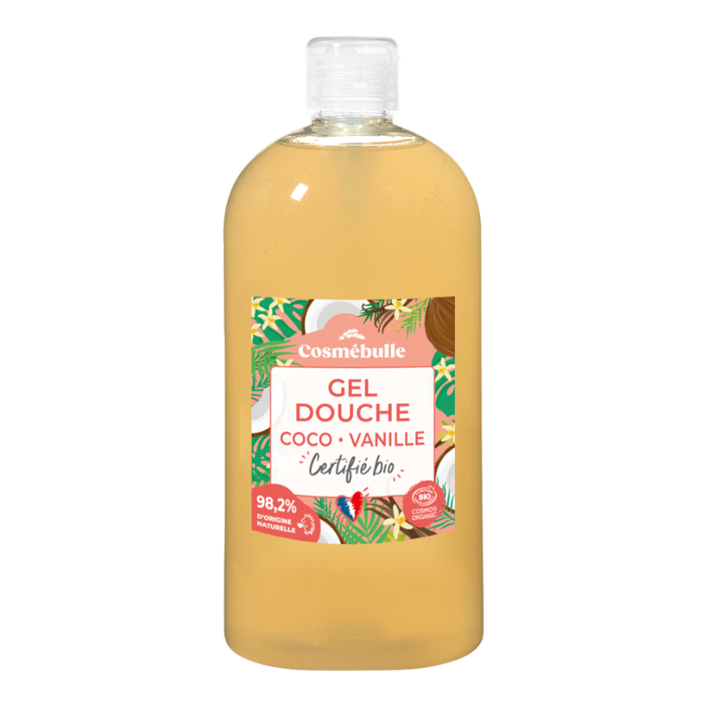 GEL DOUCHE COCO VANILLE CERTIFIÉ BIO Cosmébulle